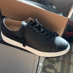 BYLT Basics Black Low-Top Sneakers with White Sole
